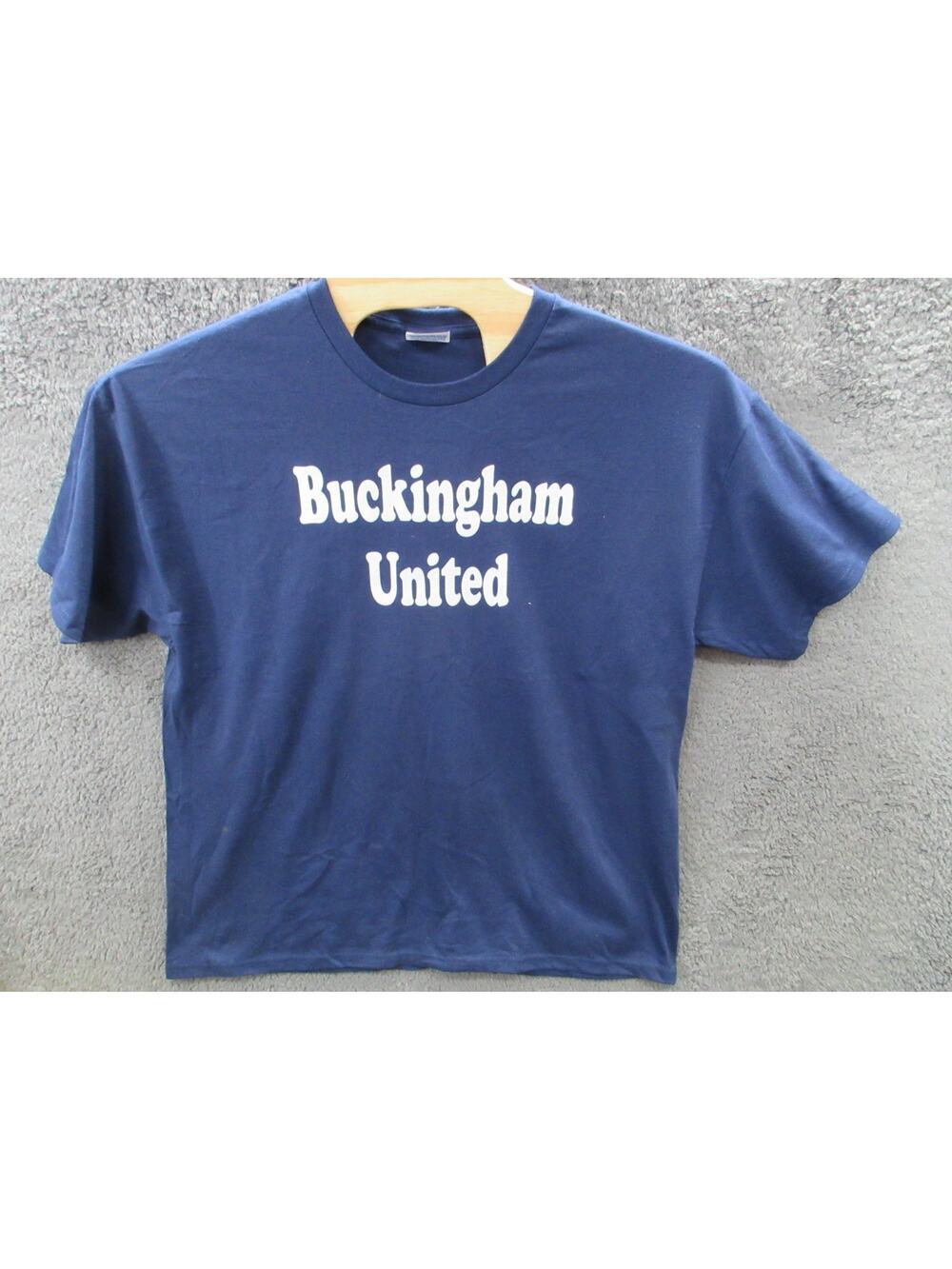Vintage NWOT Buckingham United Soccer Club Heavyweight 50/50 Men's XL T-shirt